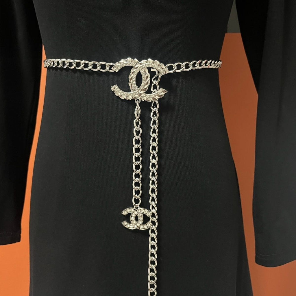 18K Gold Titanium Steel Waist Chain | 103cm Body Chain