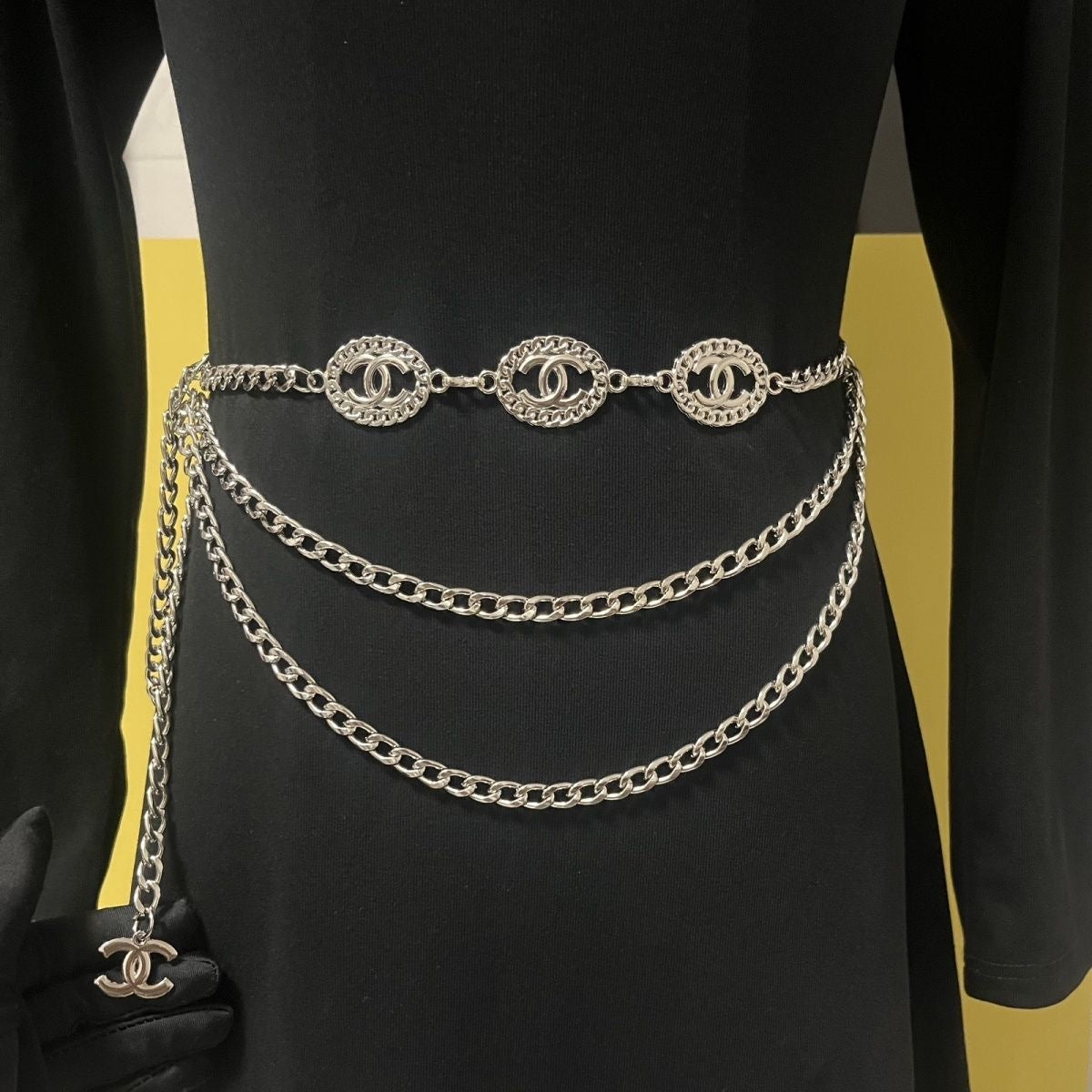 18K Gold Titanium Steel Waist Chain | 103cm Body Chain