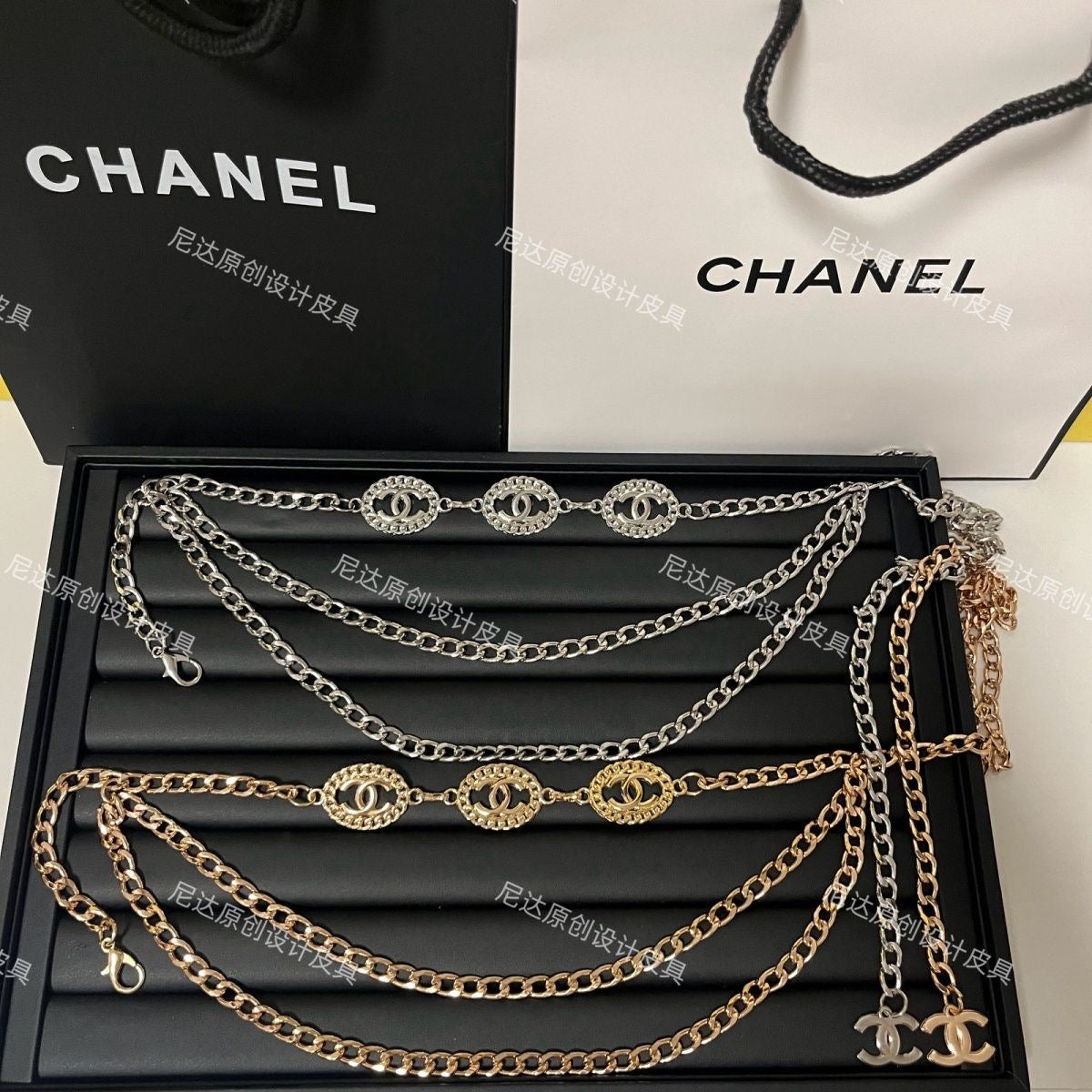 18K Gold Titanium Steel Waist Chain | 103cm Body Chain