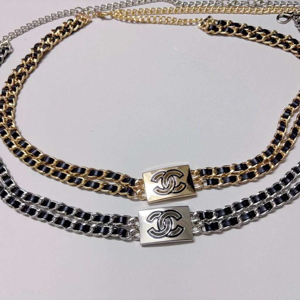 18K Gold Titanium Steel Waist Chain | 103cm Body Chain