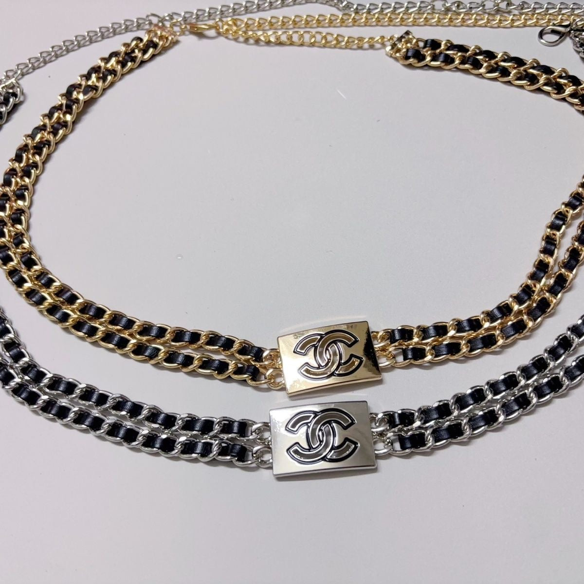 18K Gold Titanium Steel Waist Chain | 103cm Body Chain