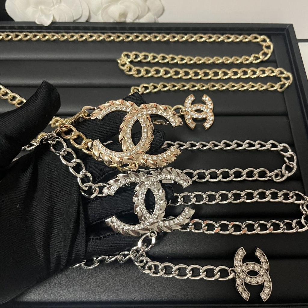 18K Gold Titanium Steel Waist Chain | 103cm Body Chain
