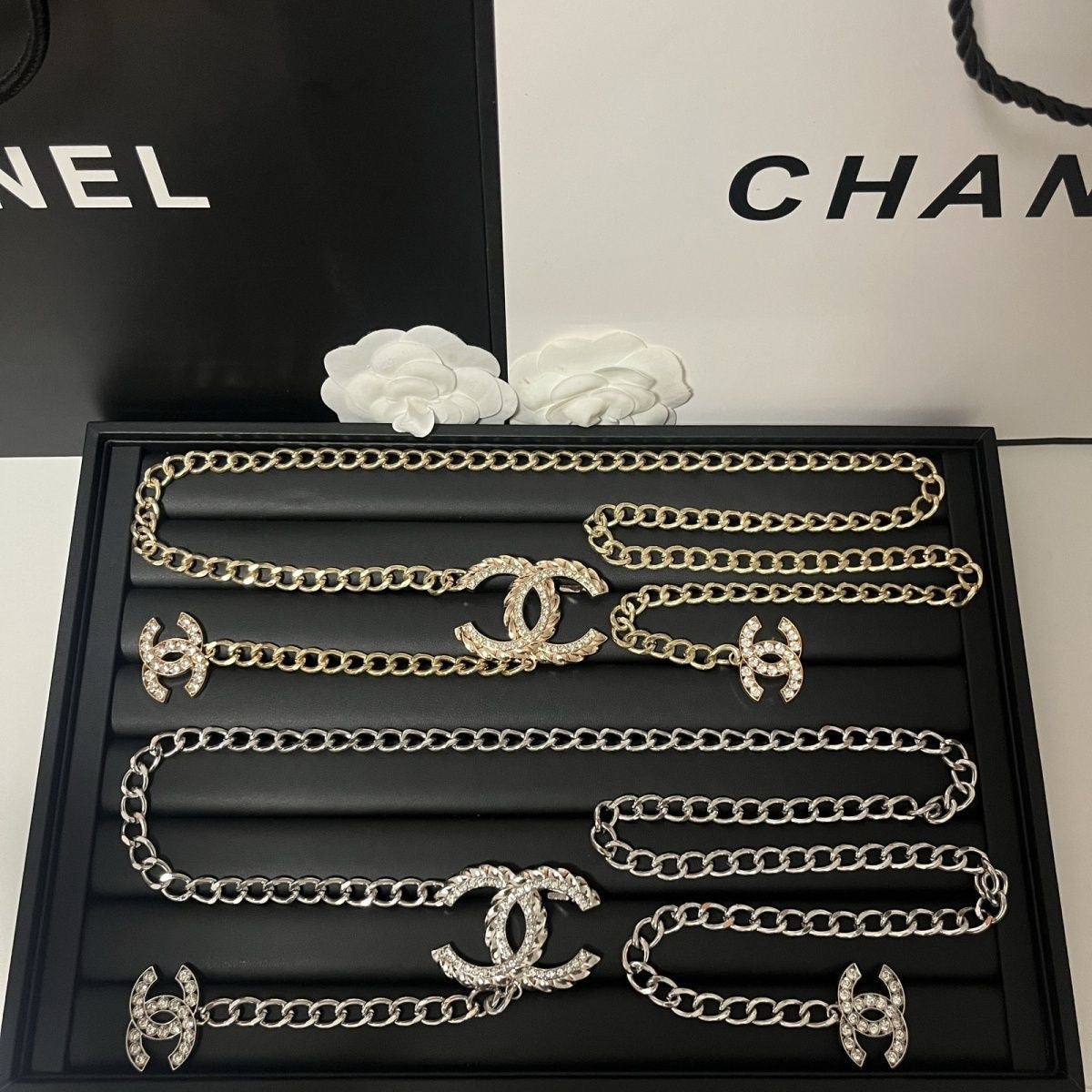 18K Gold Titanium Steel Waist Chain | 103cm Body Chain