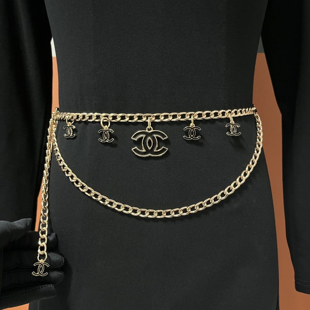 18K Gold Titanium Steel Waist Chain | 103cm Body Chain