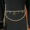 18K Gold Titanium Steel Waist Chain | 103cm Body Chain
