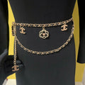 High-end, affordable luxury waist chain for women