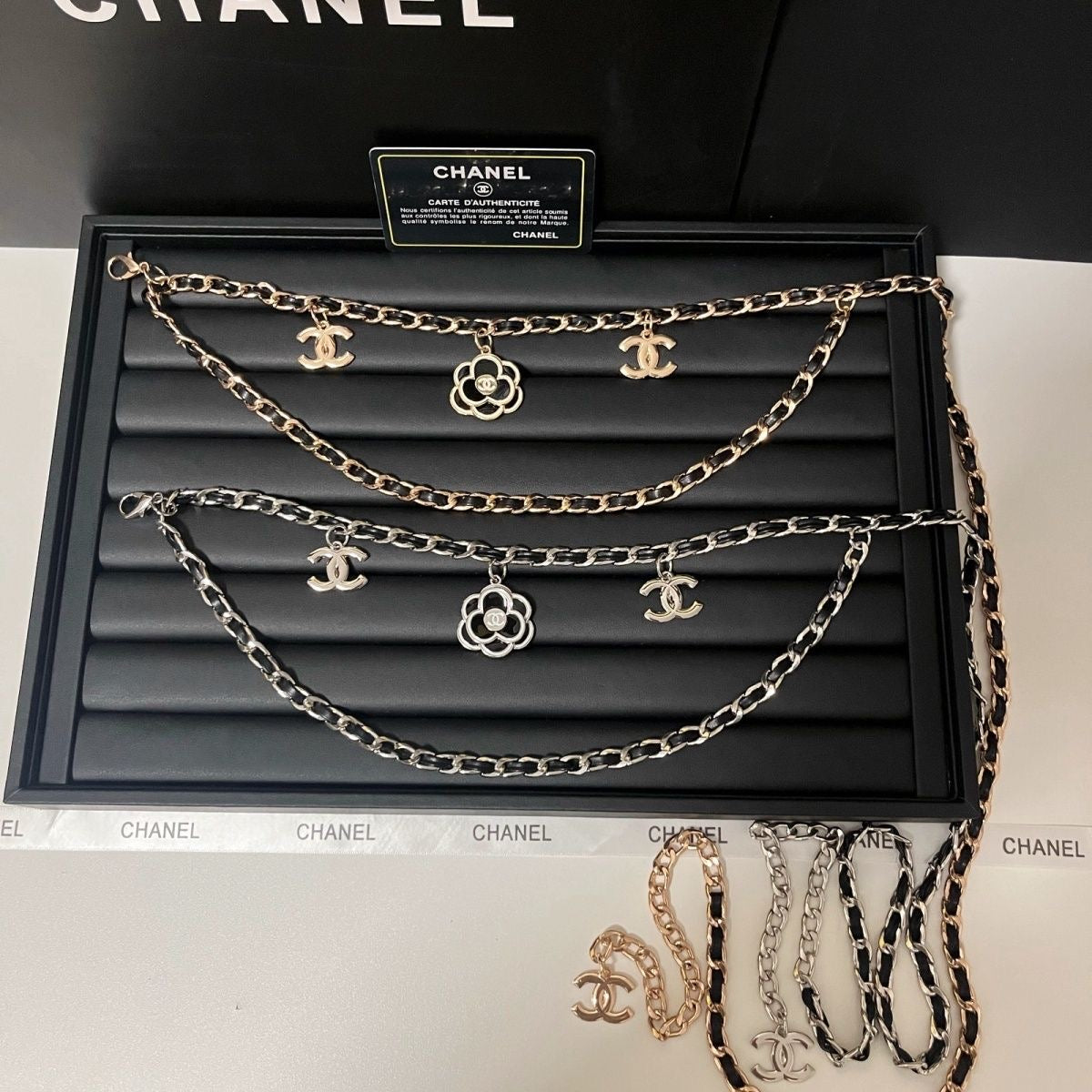 High-end, affordable luxury waist chain for women