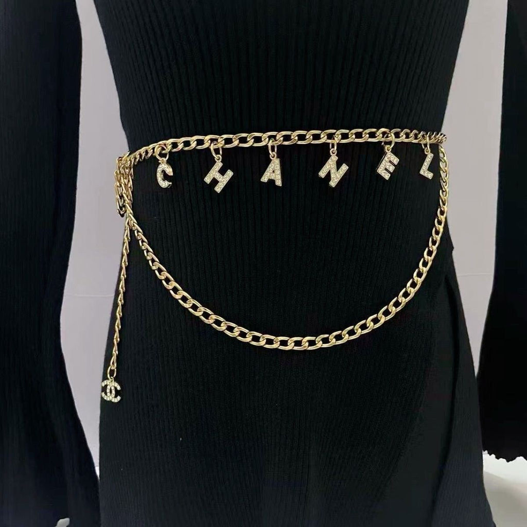 High-end women's waist chain