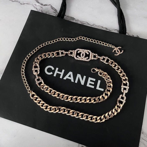 18K Gold Titanium Steel Waist Chain — 103cm Fashion Body Chain